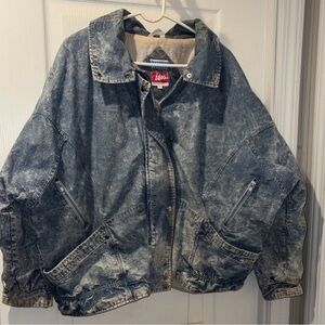 Vintage Acid Wash Jacket Women’s American Idea Size L